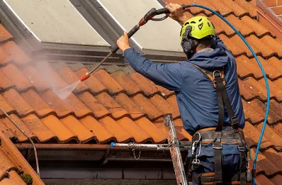 Démoussage et hydrofuge de toiture à Crossac